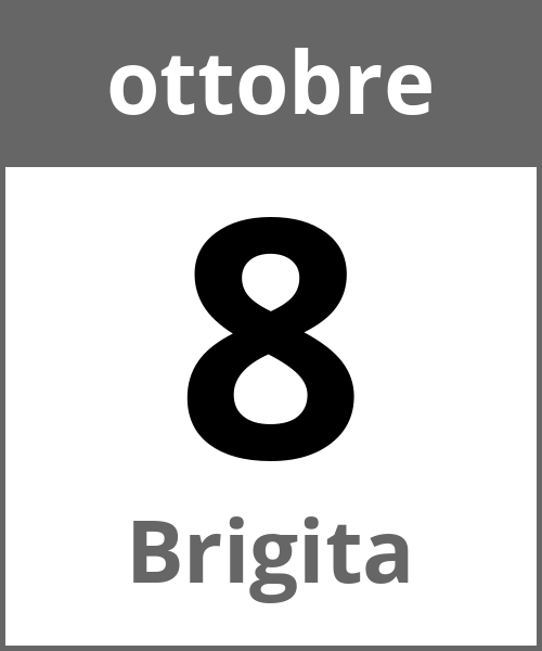 Festa Brigita ottobre 8.10.