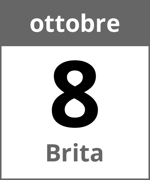 Festa Brita ottobre 8.10.