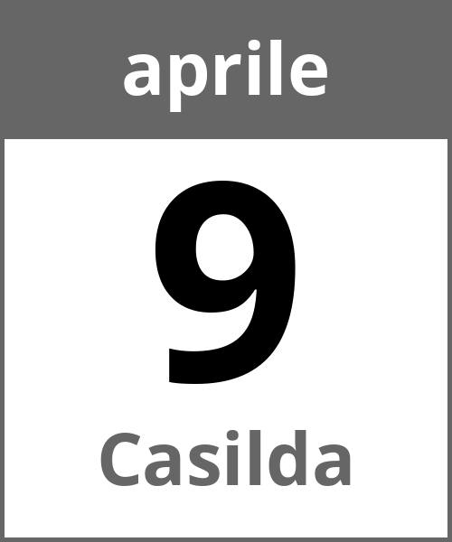 Festa Casilda aprile 9.4.