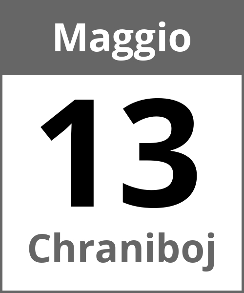 Festa Chraniboj Maggio 13.5.