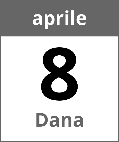 Festa Dana aprile 8.4.