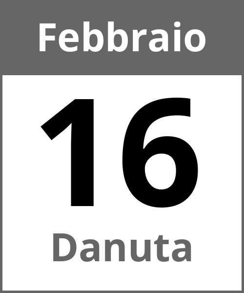 Festa Danuta Febbraio 16.2.