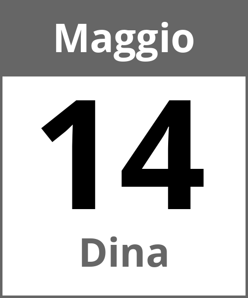 Festa Dina Maggio 14.5.