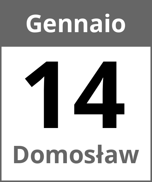 Festa Domosław Gennaio 14.1.