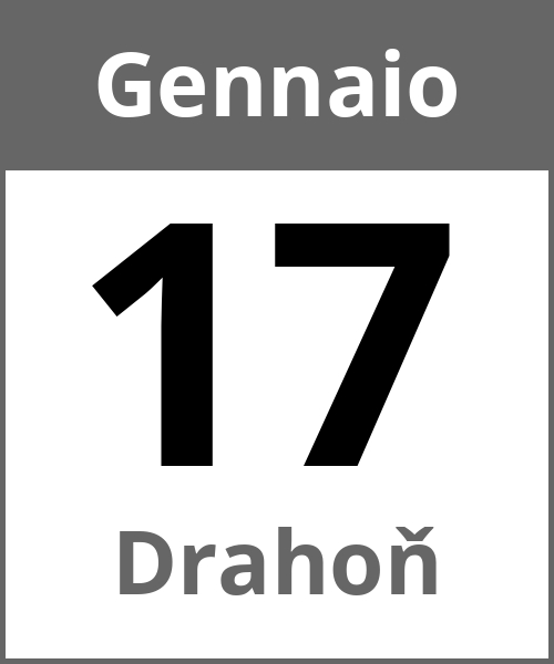 Festa Drahoň Gennaio 17.1.