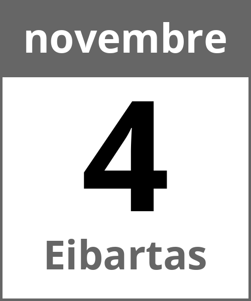 Festa Eibartas novembre 4.11.