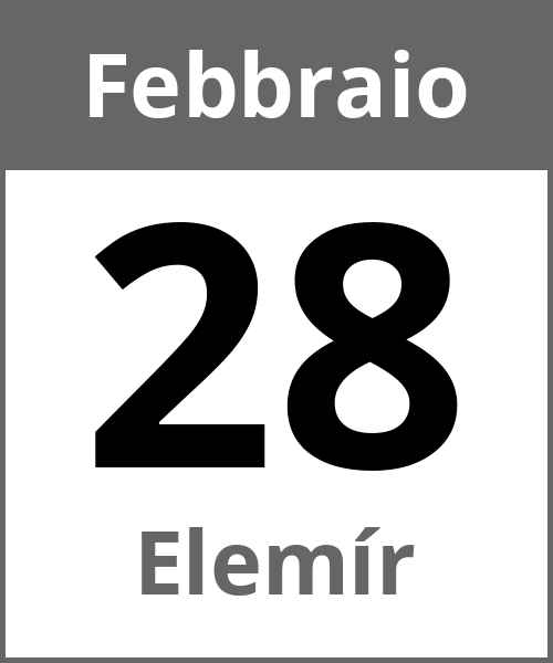 Festa Elemír Febbraio 28.2.