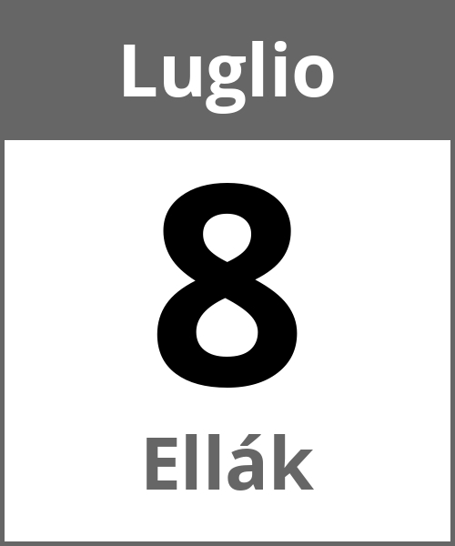 Festa Ellák Luglio 8.7.