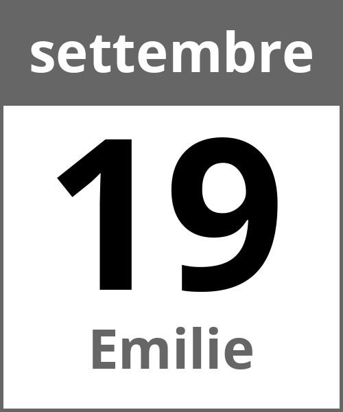 Festa Emilie settembre 19.9.