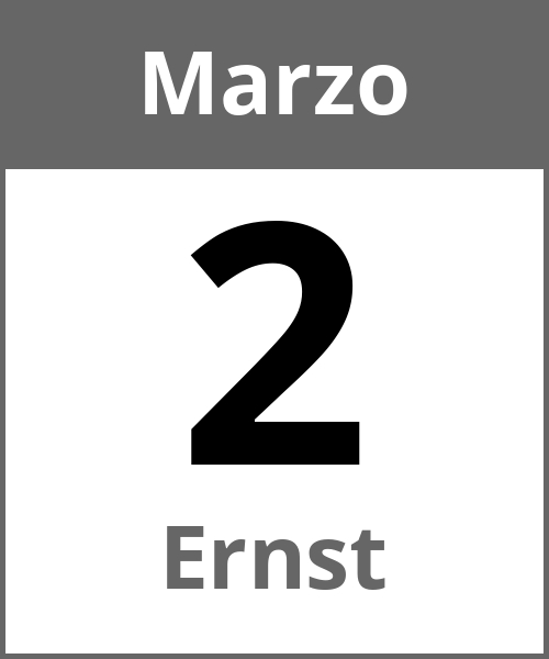 Festa Ernst Marzo 2.3.