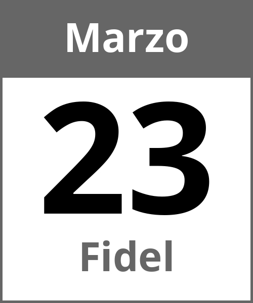 Festa Fidel Marzo 23.3.