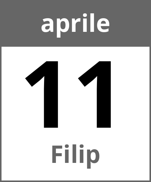 Festa Filip aprile 11.4.