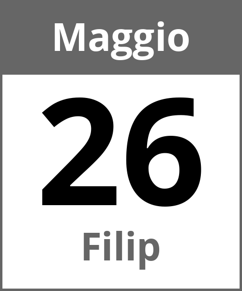 Festa Filip Maggio 26.5.