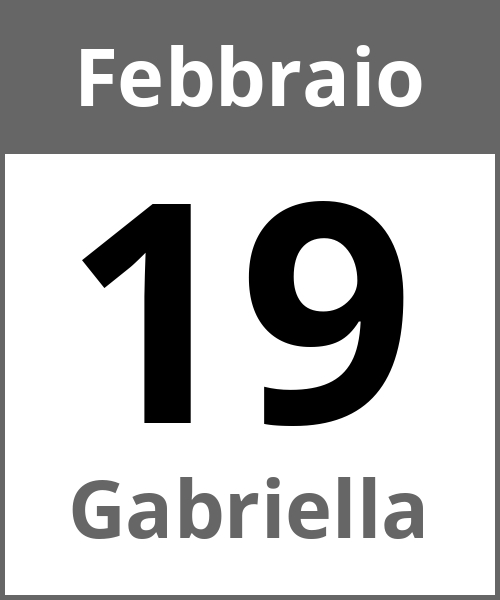 Festa Gabriella Febbraio 19.2.