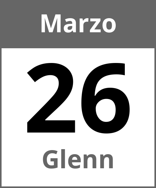 Festa Glenn Marzo 26.3.