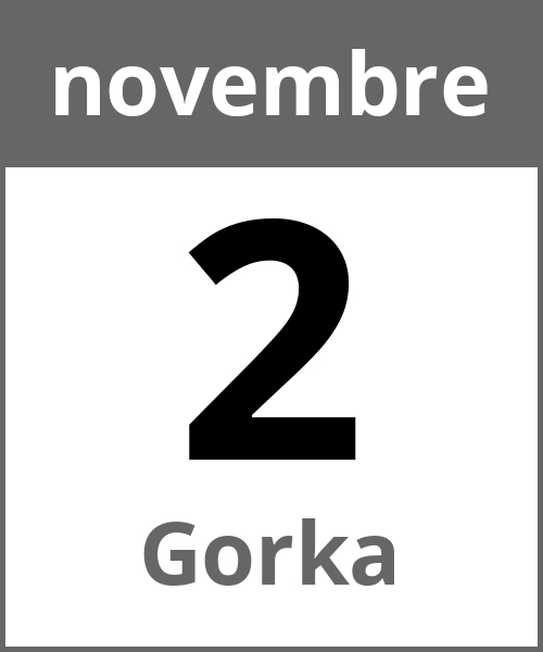 Festa Gorka novembre 2.11.