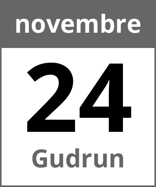 Festa Gudrun novembre 24.11.