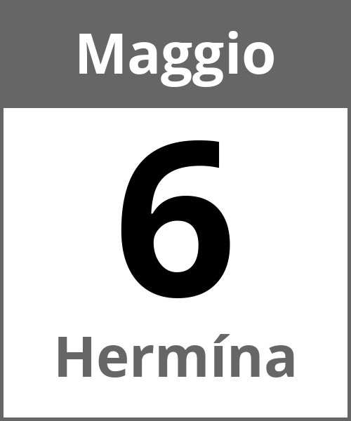 Festa Hermína Maggio 6.5.