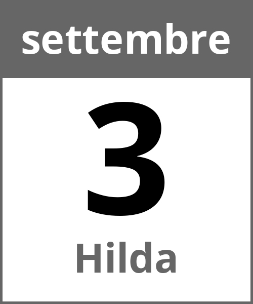 Festa Hilda settembre 3.9.