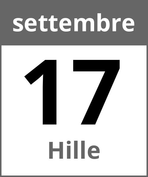 Festa Hille settembre 17.9.