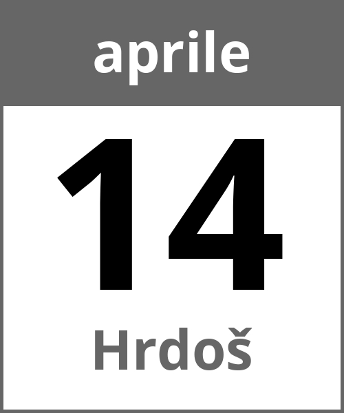 Festa Hrdoš aprile 14.4.