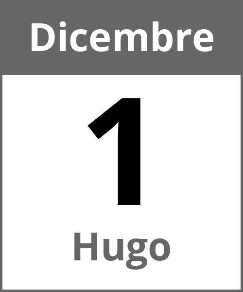 Festa Hugo Dicembre 1.12.