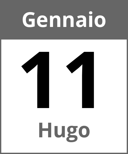 Festa Hugo Gennaio 11.1.