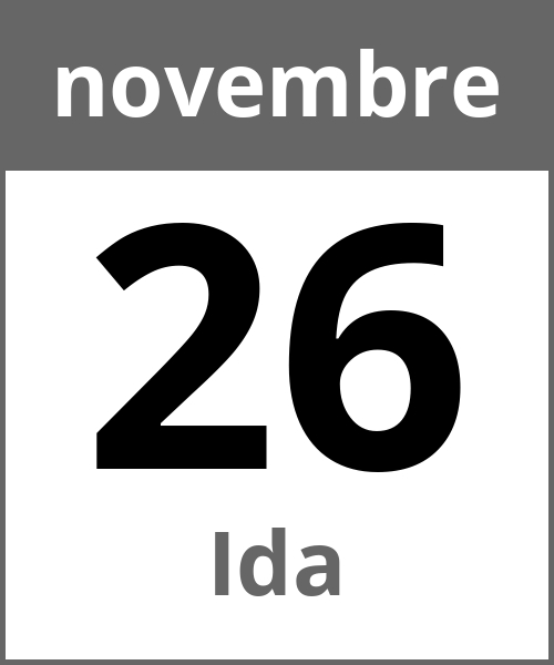 Festa Ida novembre 26.11.