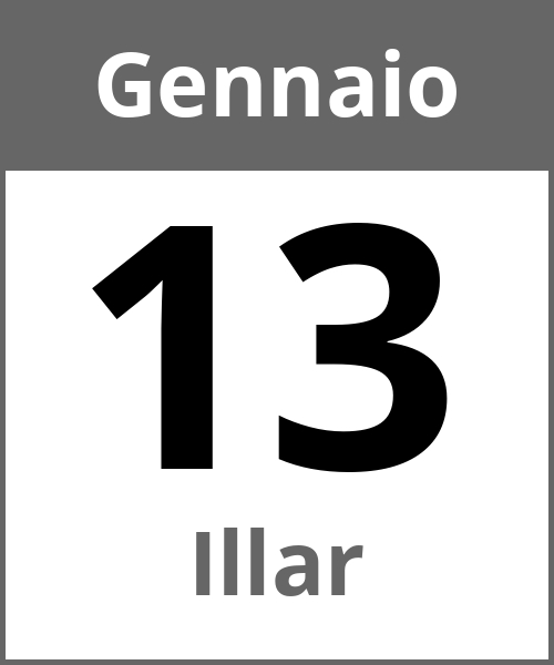 Festa Illar Gennaio 13.1.