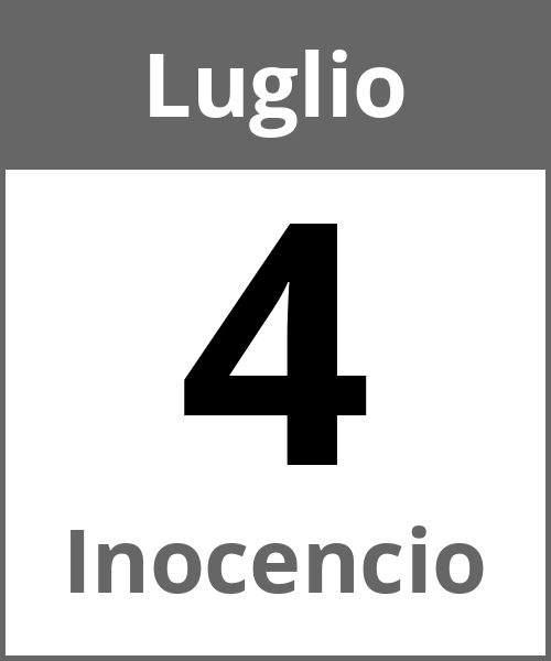 Festa Inocencio Luglio 4.7.