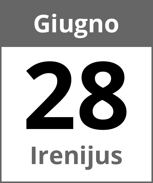 Festa Irenijus Giugno 28.6.