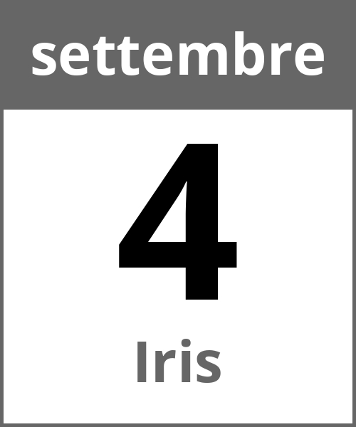 Festa Iris settembre 4.9.