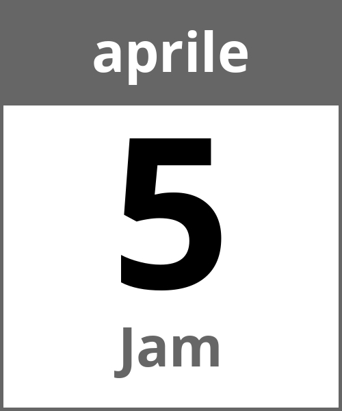 Festa Jam aprile 5.4.