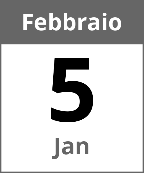 Festa Jan Febbraio 5.2.