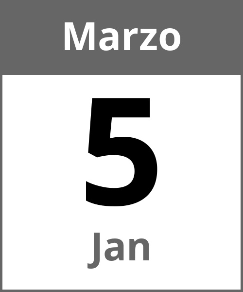 Festa Jan Marzo 5.3.