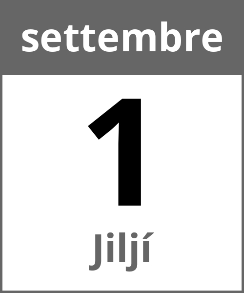 Festa Jiljí settembre 1.9.