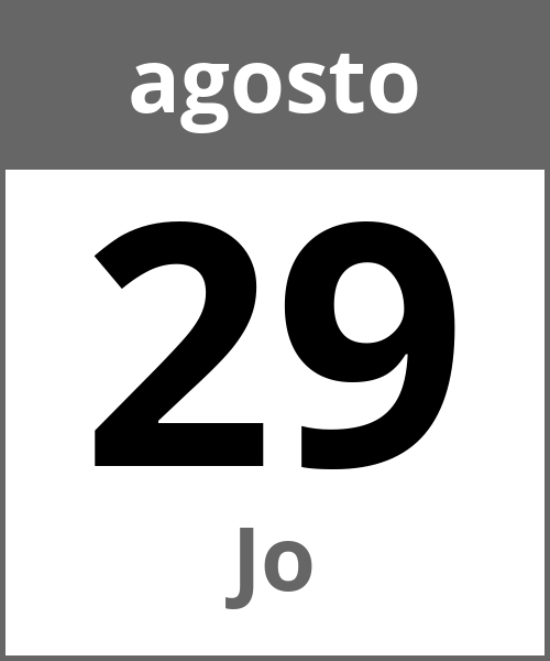 Festa Jo agosto 29.8.