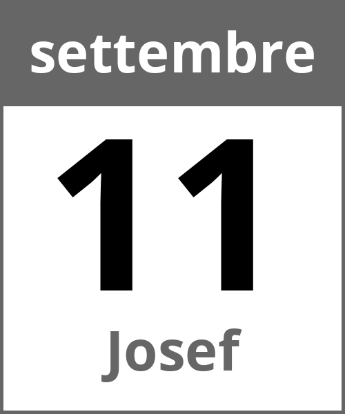 Festa Josef settembre 11.9.