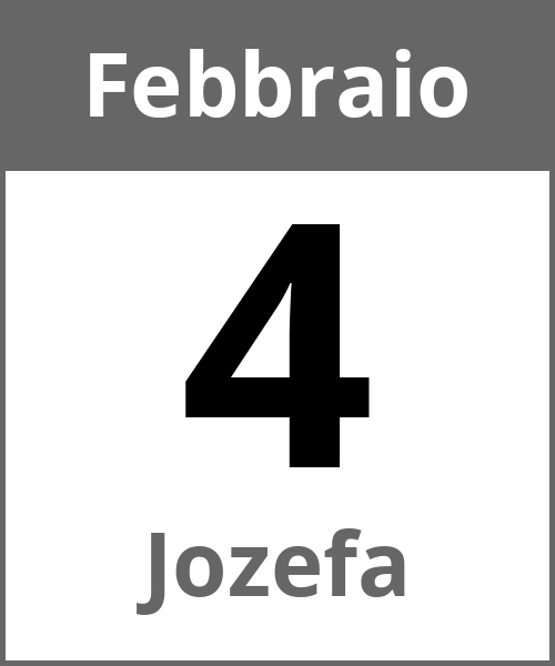 Festa Jozefa Febbraio 4.2.