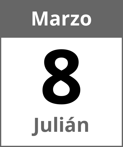 Festa Julián Marzo 8.3.