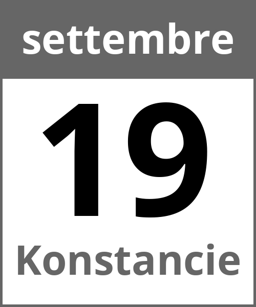 Festa Konstancie settembre 19.9.