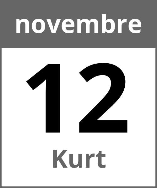 Festa Kurt novembre 12.11.