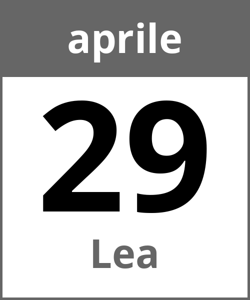 Festa Lea aprile 29.4.