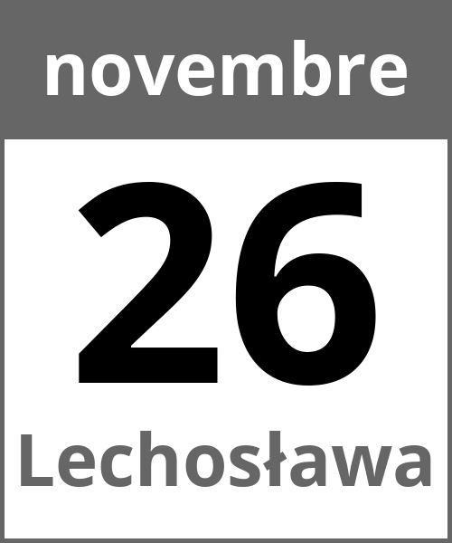 Festa Lechosława novembre 26.11.