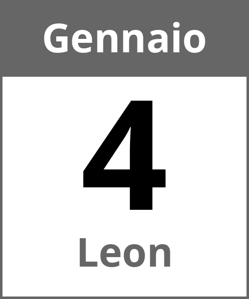 Festa Leon Gennaio 4.1.