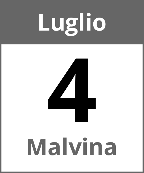 Festa Malvina Luglio 4.7.