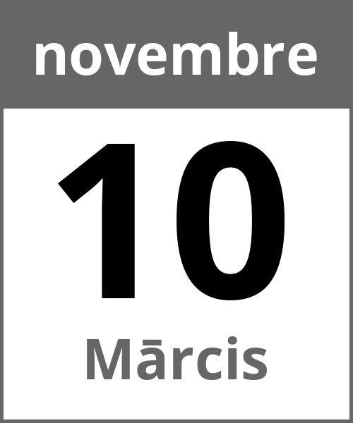 Festa Mārcis novembre 10.11.