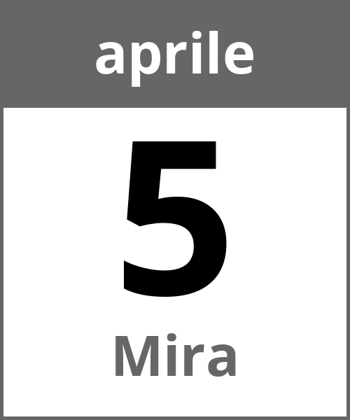 Festa Mira aprile 5.4.