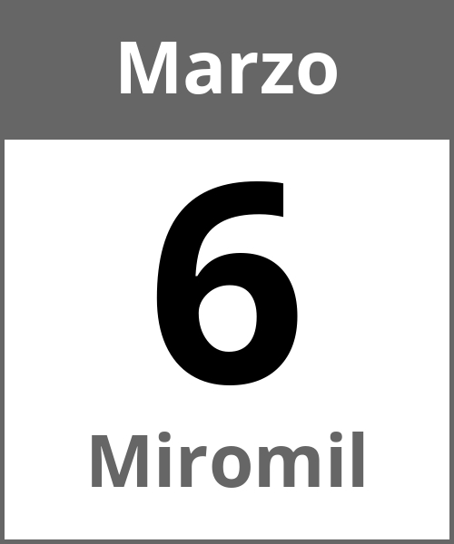 Festa Miromil Marzo 6.3.