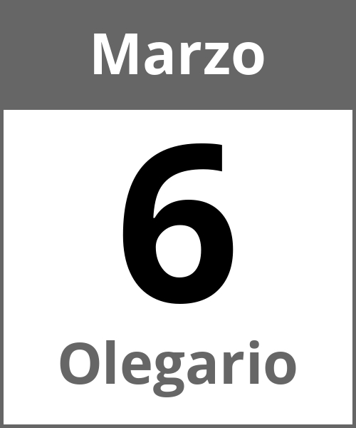 Festa Olegario Marzo 6.3.